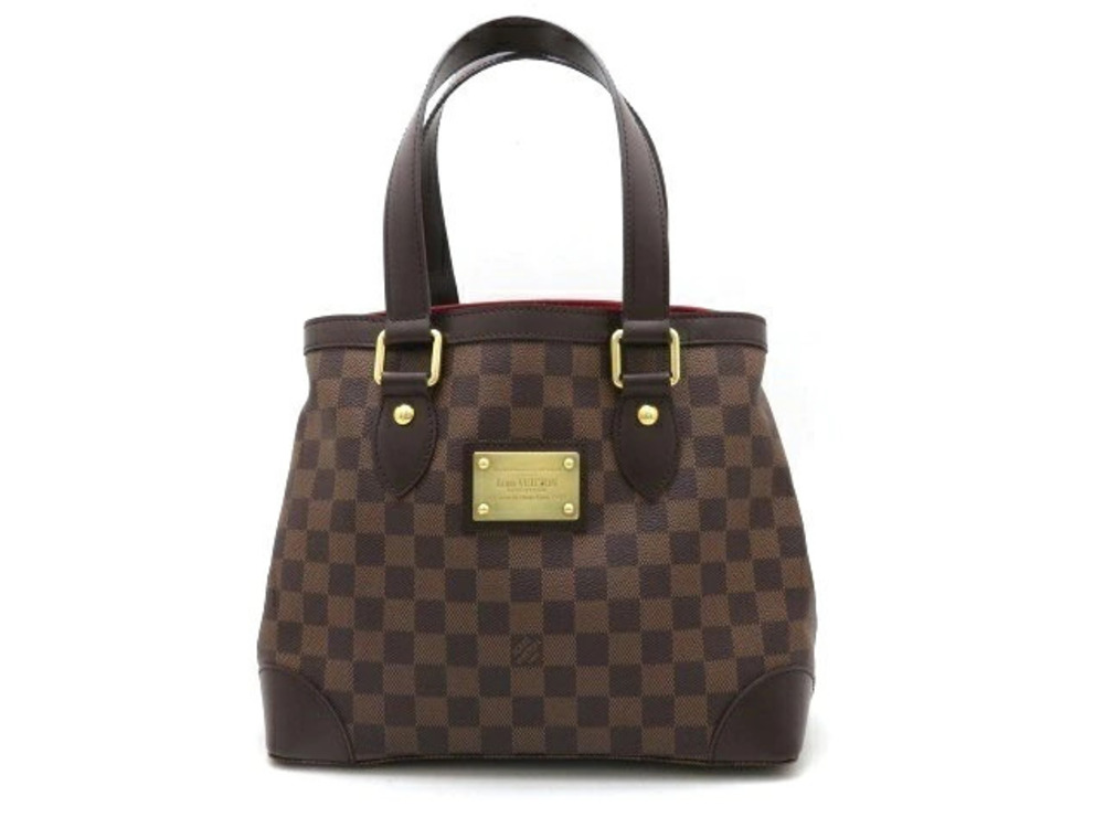 Louis Vuitton Damier Hampstead Tote Bag Brown